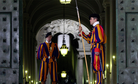 La Guardia Suiza, guardia del Papa.