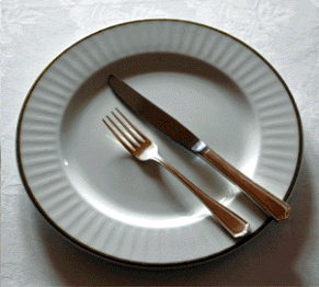 Terminar comida.. Terminar de comer al estilo americano. Terminar comida.