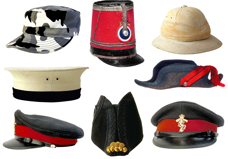 Sombreros militares. Historia del sombrero - Sombreros y gorras militares Sombreros militares