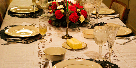 Mesa.. Mesa formal. Mesa.
