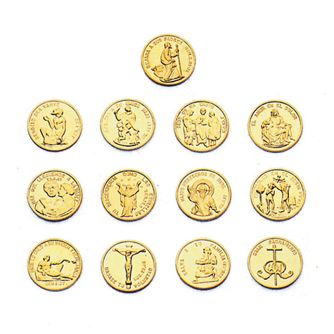 Arras de oro.. Arras de oro bíblicas. Arras de oro.