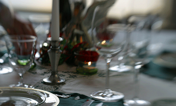 Navidad. Mesa de Navidad