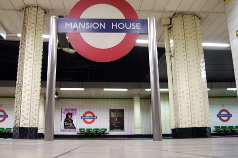 Estación. Estación de metro de Londres. Estación