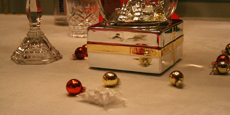 Navidad. Mesa de Navidad.