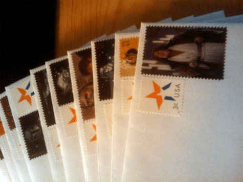 Cartas. Cartas con sus sellos.