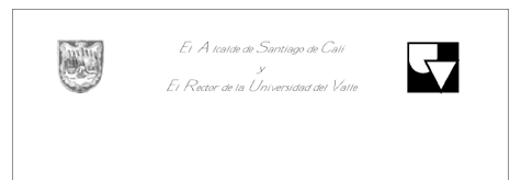 Tarjeta Invitación. Cabecera tarjeta de invitación conjunta.