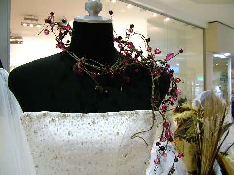 Maniqui. Vestido de novia.