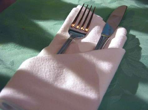 La servilleta. C�mo utilizarla. Uso de la servilleta en la mesa.