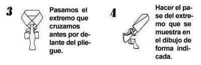 como realizar nudo pajarita