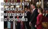 Recepción al Cuerpo Diplomático. Ordenamiento General de Precedencias en el Estado Español. Real Decreto R.D. 2099/1983