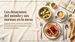 Icono Los desayunos del mundo y sus normas en la mesa Qué se come en los distintos países del mundo