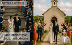 El número de invitados no es tan relevante cuando con pocos están los que quieren los novios que estén