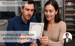 Una invitación de boda de calidad genera una sensación agradable a los invitados que la reciben