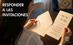 Icono Cuando se recibe una invitación lo más correcto es responder confirmando o excusando la asistencia Una invitación no deja de ser un compromiso social