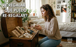 Icono Hacer un regalo que nos han hecho a nosotros. El arte de re-regalar. El re-gifting Es algo cada vez más habitual hacer regalos que nos han hecho a nosotros