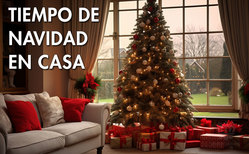 La casa se prepara con todo tipo de decoraciones navideñas