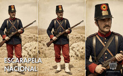 Icono La escarapela nacional, Divisa de uno o más colores, en forma de rosa o lazo y otras El uso de la escarapela roja es un recuerdo de la Casa de Borbón