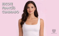 Icono Escore francés. Escote cuadrado Tipo de escote para prendas de vestir