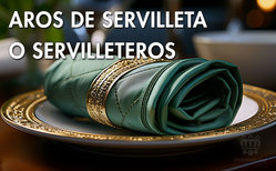 El servilletero puede aportar un toque de elegancia a nuestra mesa