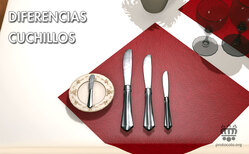 El cuchillo para la mantequilla no tiene filo