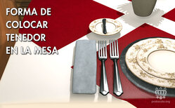 La forma de colocar el tenedor puede depender de los usos y costumbres de cada lugar