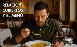 Cada plato requiere un tipo de cubierto