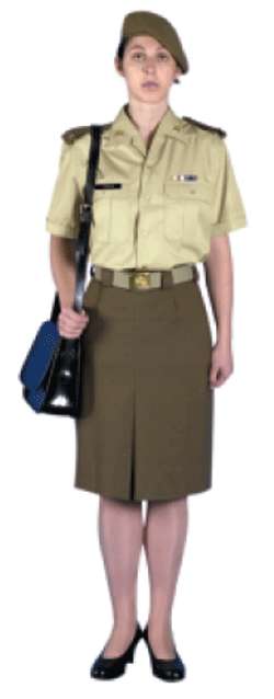 Uniforme de diario verano tropa - Mujer Modalidad C