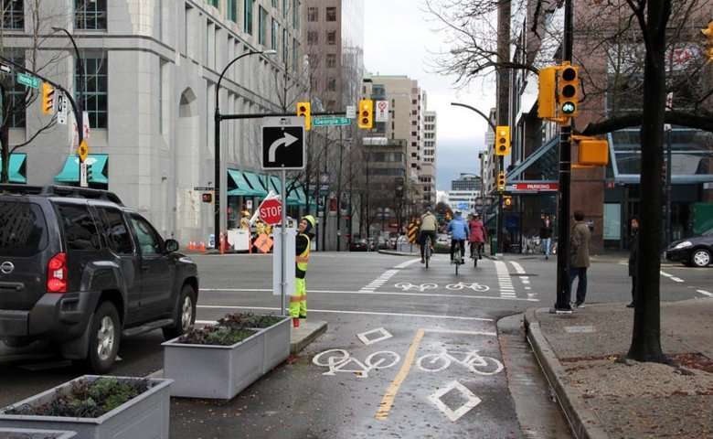 Carril bici - bike lane.