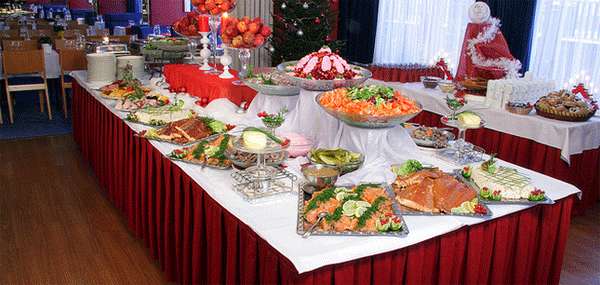 Buffet tradicional de Navidad del Hotel Arthur.