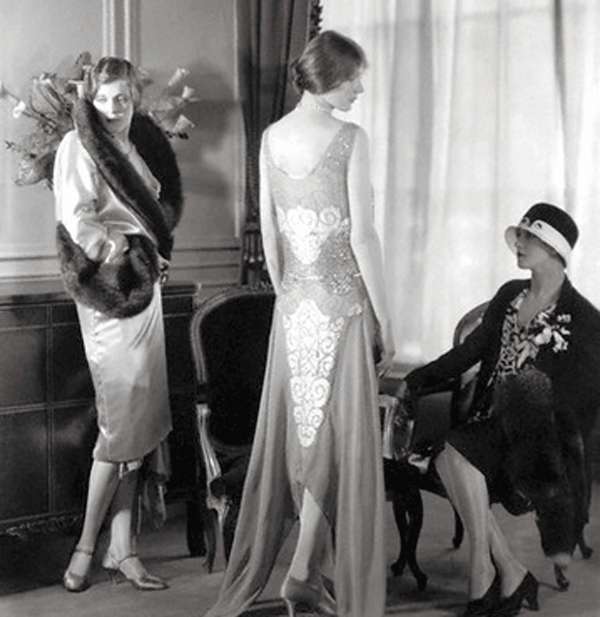 Modelos de la casa Bergdorf de 1928.