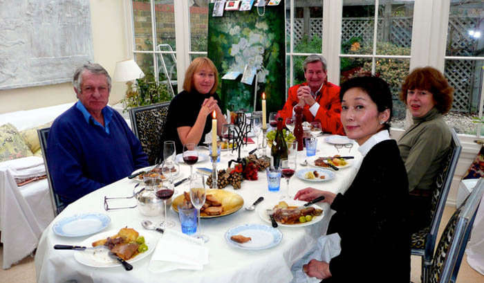 Comida de Navidad familiar