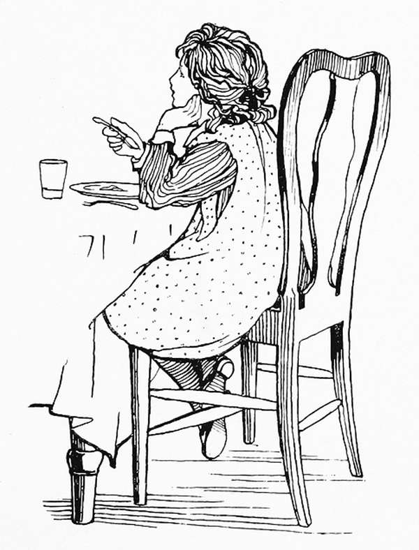 Imagen del libro 'Verses for Grannie. Suggested by the children ... Illustrated by D. A. H. Drew'. The British Gallery.