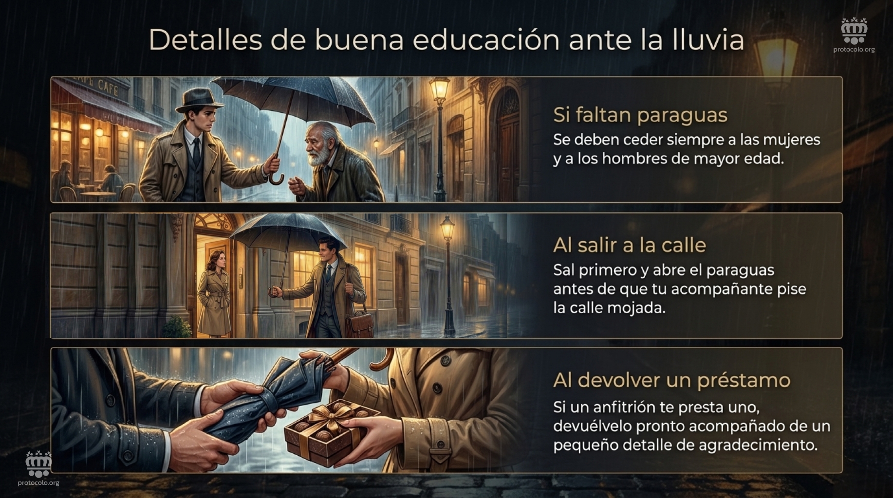 Cederlo a otras personas, cubrir a otras personas o devolver con un detalle de agradecimiento