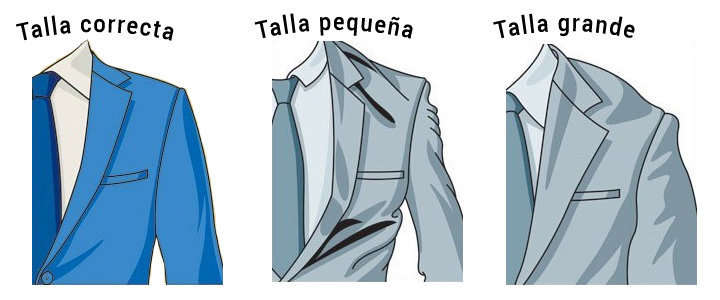 Hombros de un traje