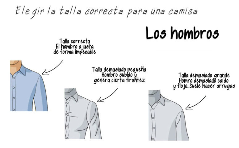 Hombros camisa - Talla correcta