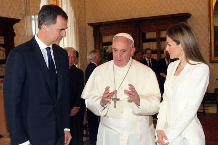Audiencia del Papa Francisco a los reyes de España
