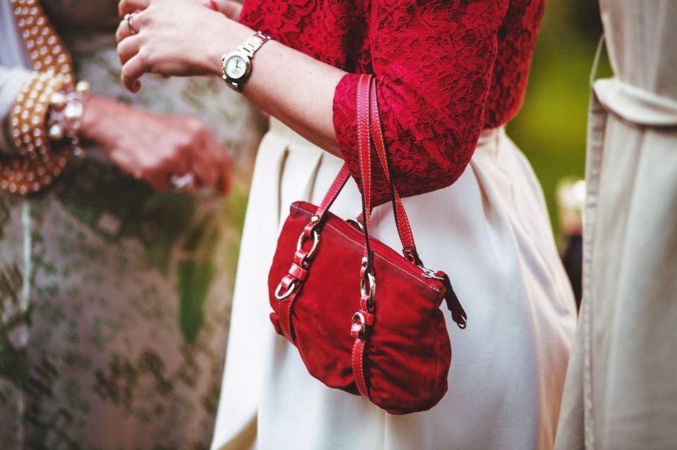 Bolso rojo mujer