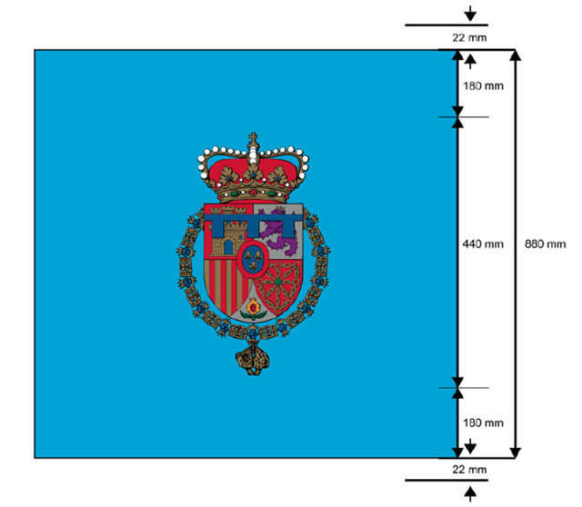 Guión de Su Alteza Real la Princesa de Asturias