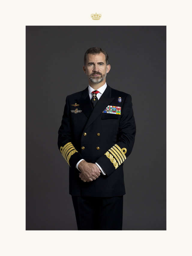 Felipe VI. Uniforme de diario de Capitán General de la Armada