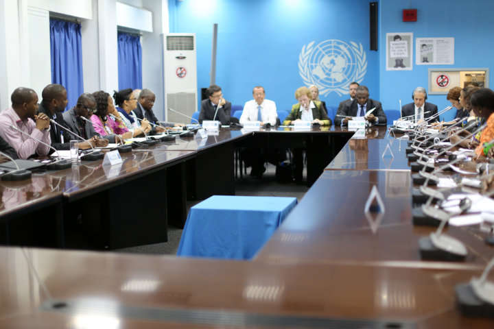 Reunión sociedad civil Kinshasa 2014
