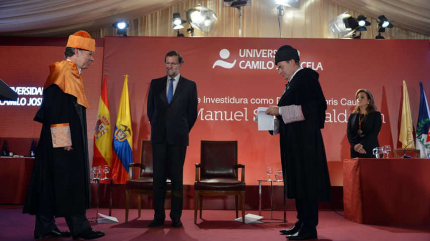 Honoris Causa UCJC Juan Manuel Calderón
Juan Manuel Santos Calderón, investido Doctor Honoris Causa por la Universidad Camilo José Cela