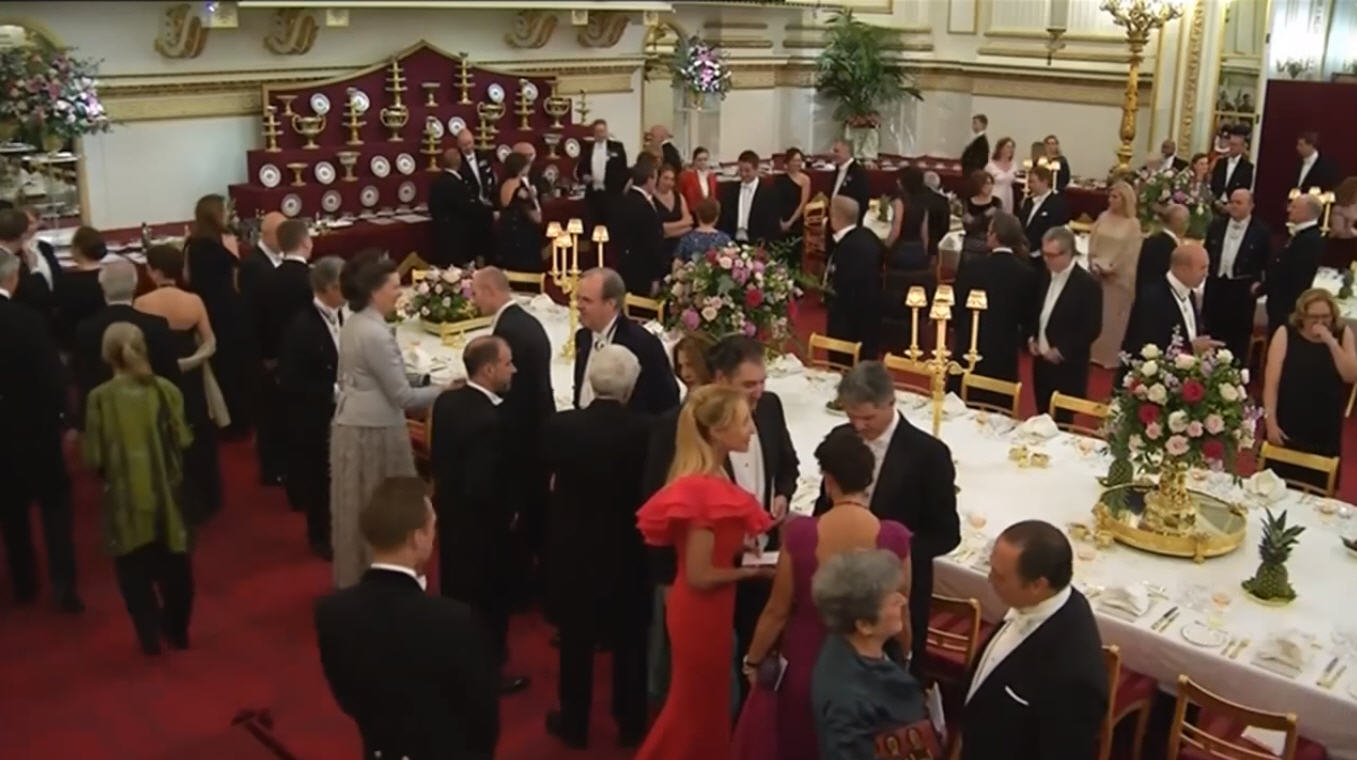 Cena en Buckingham Palace en honor de Felipe VI y Doña Letizia, reyes de España