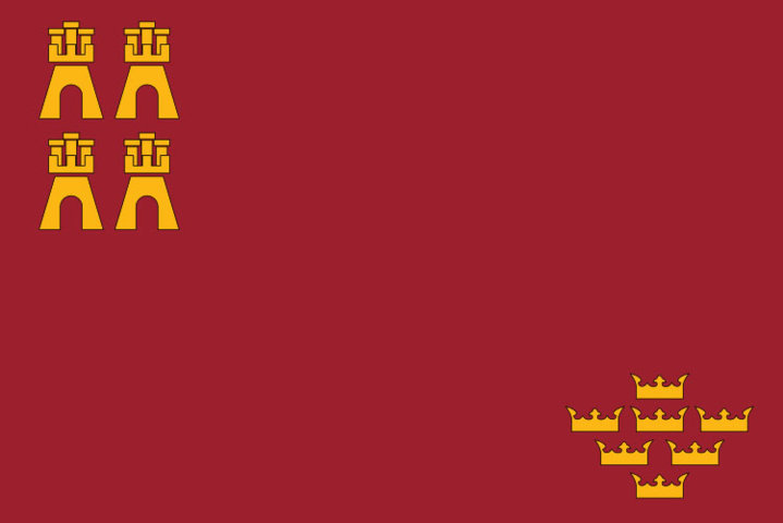 Bandera de Murcia - Himno de Murcia - Símbolos de Murcia