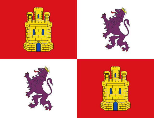 Comunidad Autónoma de Castilla y León - Bandera oficial de la Comunidad
