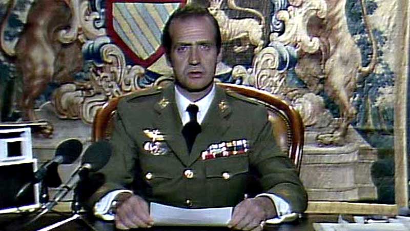 Discurso de Don Juan Carlos I contra el intento de