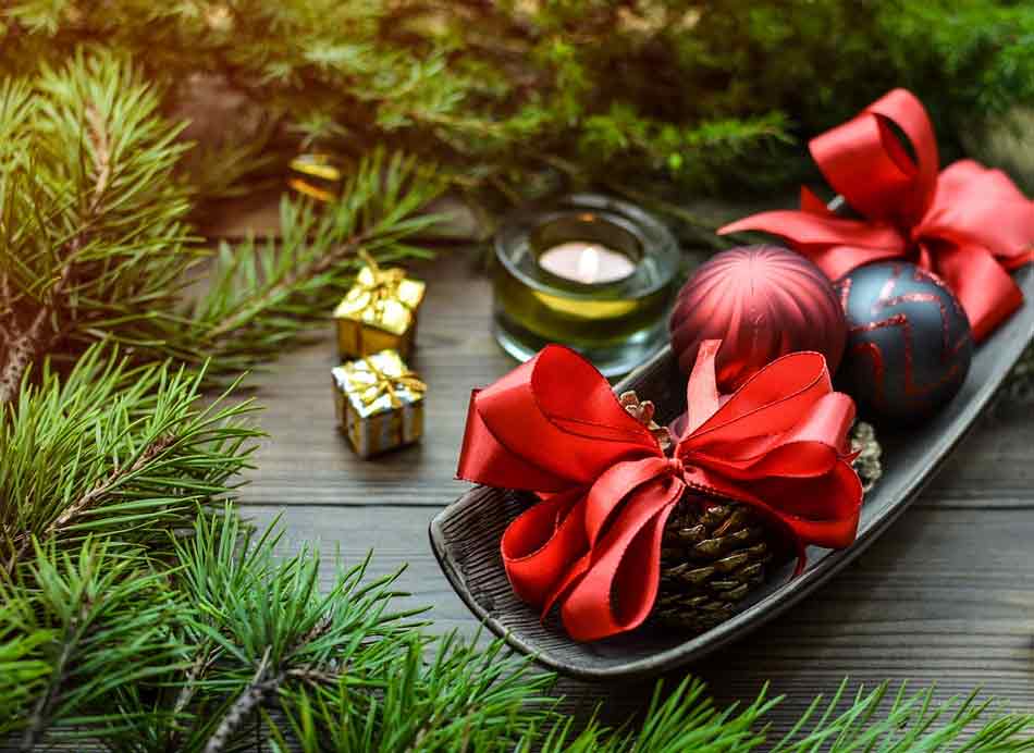 La fiestas de Navidad en México. Adornos de Navidad