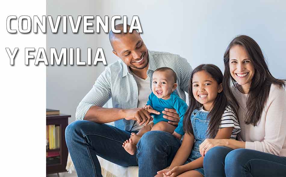 Familia nuclear o parental con dos hijos