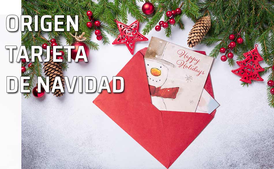 Tarjeta de Navidad clásica