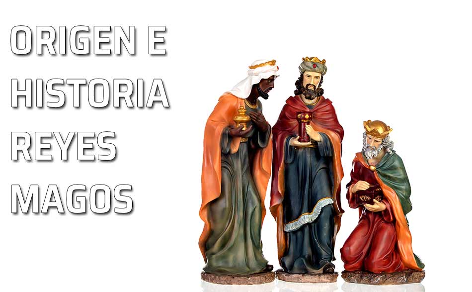 Los tres Reyes Magos: Melchor, Gaspar y Baltasar