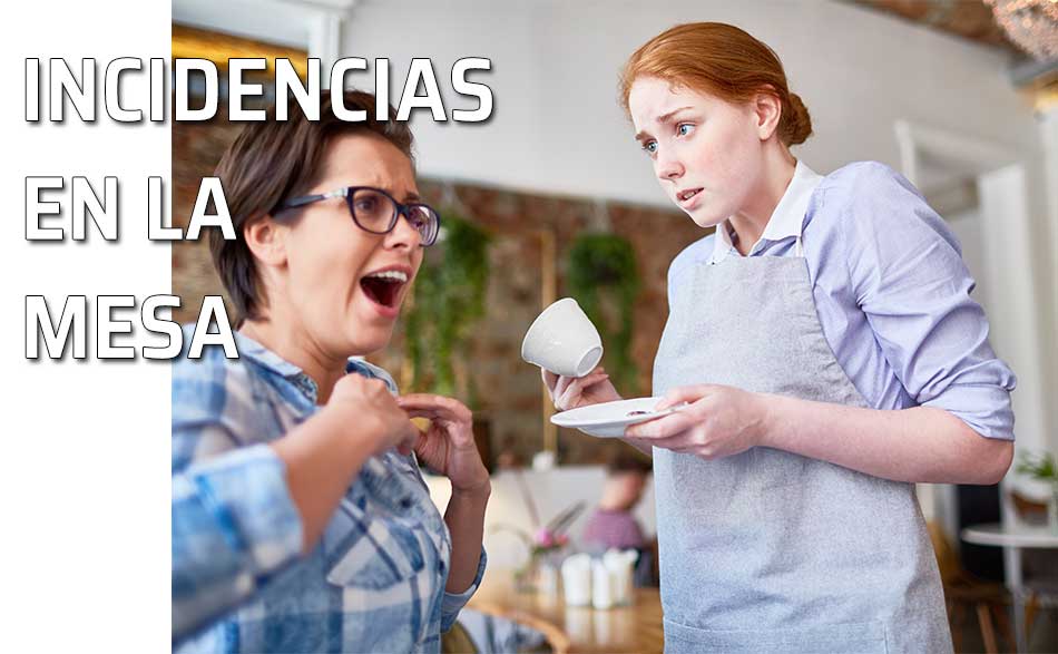 Pequeños accidentes que se producen al servir